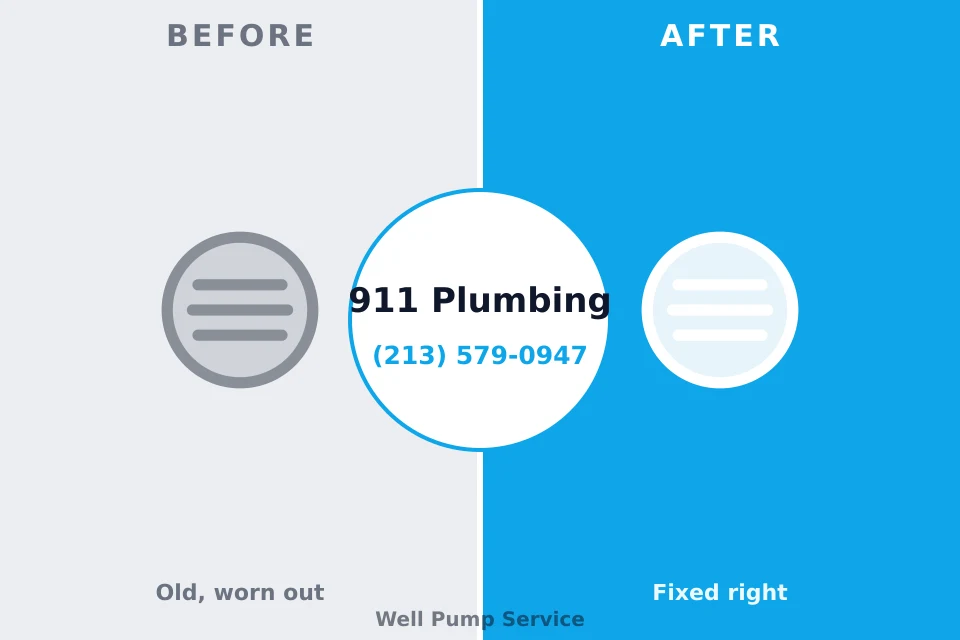 Before and after: plumbing repair Burnt Mills, MD
